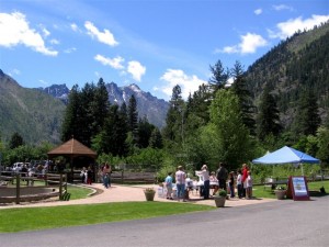 Kids Fishing Day at the scenic Leavenworth National Fish Hatchery.