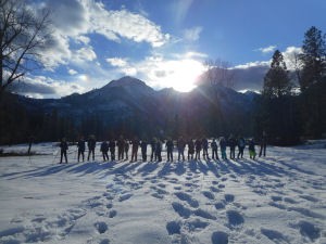 Snowshoe Tour Group